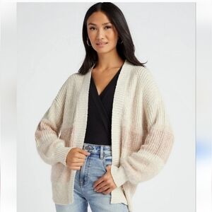 Skies are blue open cardigan